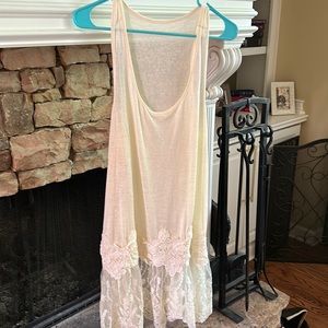 Lacy slip under garment….wear under long top